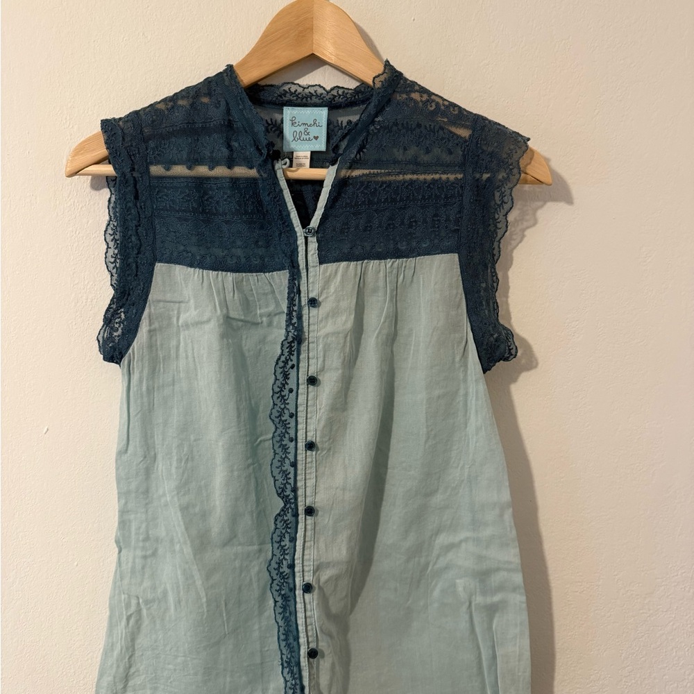 Kimchi Blue Lace Overlay Top